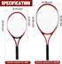 Magicorange Kids Tennis Rackets Set for 2 Players with Rebound Balls and Carry Bag