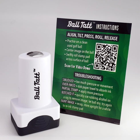 Golf Ball Stamp, Self-Inking Golf Ball Stamp Markers, Reusable Tool to Identify Golf Balls, Golfer Gift Accessories