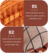 Healifty Rattan Woven Bike Basket for Pets Front Pannier Storage Basket Breathable Cat Dog Carrier Accessory