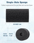 Pawfly 6 Pack Pre-Filter Sponge, Aquarium Filter Sponge 0.4" Intake Foam Roll for Small Fish Tank Accessories