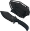 Hunting Survival Cleaver Knife, 9" Full Tang Fixed Blade with Extra FRN Handle Scales, MOLLE Clip Carry