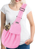 Lukovee Pet Sling, Hand Free Dog Sling Carrier Adjustable Padded Strap Tote