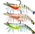 TRUSCEND Pre-rigged Fishing Jig Lures for Freshwater and Saltwater, Super Durable TPE Bass Lures, Weedless Crayfish