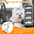 (1 Pack) BWOGUE Pet Dog Cat Seat Belt Reflective Car Dog Headrest Restraint Leash Elastic Buffer Bungee Adjustable
