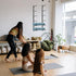 Yoga Mat Holder Wall Mount - Yoga Mat Storage Organizer for Foam Rollers, Skateboard, Ski Board