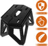 UPKOCH Portable Small Folding Stool, Collapsible Plastic Camping Chair with Handle, Outdoor Fishing Seat for Travel