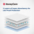 Honey Care All-Absorb, Small 17.5" x 23.5", 120 Count, Dog and Puppy Training Pads, Blue