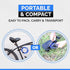 Security Cable Lock Set, Resettable Combination Lock with Mounting Bracket, Portable for Bikes and Scooters