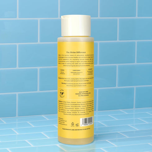Heavenly Dog Shampoo & Conditioner - Deep Conditioning Wash for Clean, Soft, Healthy Skin & Fur, 13.5 oz