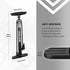 Hycline Portable Floor Bike Pump - 150/160 PSI High Pressure Air Pump with Presta and Schrader Valve