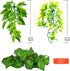KATUMO 3 PCS Reptile Plants with Suction Cup for Lizards, Geckos, Bearded Dragons, Snake, Hermit Crab Habitat