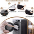 WarmInsula Dog Car Seats for Small Dogs, Detachable Dog Booster Car Seat with Storage Pockets Safety Belt, Pet Booster