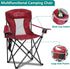400lbs Outdoor Folding Camping Chair with Cup Holder, Storage Bag, Large Anti-Sink Feet, Capacity, Breathable Mesh
