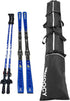 MOOCY Ski Bag for Air Travel, Unpadded Snow Ski Bags Fit Skis Up to 200cm