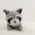 4 Glow Pups Hide and Seek Dog Toy, Interactive Plush Raccoon in Tree Burrow, Squeaky Woodland Style Dog Toys for Small