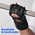 JOBGAIN Workout Gloves for Men and Women, Gym Weight Lifting Padded Gloves with Wrist Wrap Support, Full Palm