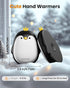 Gaiatop 2 Pack Rechargeable Hand Warmers, Portable Electric Heater with 3 Settings, Cute Penguin Shape