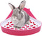 Litewoo Rabbit Litter Box Toilet Bunny Corner Litter Pan Pet Toilet Potty