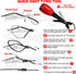 SAMSFX Fishing Knot Tying Tool, Multifunctional Fly Fishing Nippers, Quickly Tie Fishing Knots for Hooks, Lures and