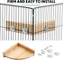 6 (7.1 7.1 Inch,Platform) Wettarn Pcs Bird Perch Platform Bird Corner Parrot Perch Corner Wooden Stand Sector