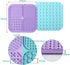 LUKITO 3PCS Licking Mat for Dogs & Cats, Suction Cups, Peanut Butter Lick Pads for Anxiety Relief and Training
