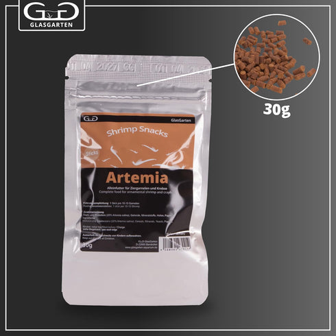30g GlasGarten Artemia Shrimp Snacks Tabs