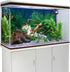 AWERT 48x18 inches Polyester Underwater Grass Plants Aquarium Background with Stone River Bed and Dead Wood
