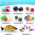 27 Packs Set, Cat Toys Combo Cat Catnip Fish and Ball Toy, Cat Bell Balls Crinkle Balls, Cat Spring Toys, Plush Mices