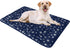 Soft Dog Crate Mat (36" X 23"), Personalized Dog Bed Mat with Cute Prints, Anti-Slip Bottom, Machine Washable Kennel Pad