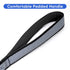 Pawtitas Double Handle Heavy Duty Dog Leash for Training, No Pull Leashes for Medium and Large Dogs - Black