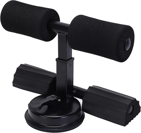 Sit Up Exercise Equipment for Home Workouts, Sit Up Bar with Foot Holder, Ab Crunch Machine, Black