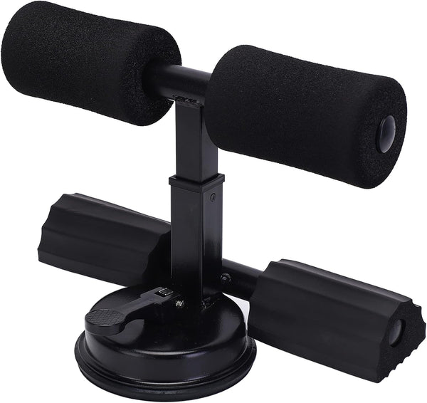 Sit Up Exercise Equipment for Home Workouts, Sit Up Bar with Foot Holder, Ab Crunch Machine, Black