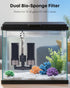 5 80 15-55 Pawfly Aquarium Sponge Filter, W Submersible Small Aquarium Filter, GPH Fish Tank Filter with Water Pump