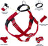 2 Hounds Design Freedom No Pull Dog Harness, Adjustable, Comfortable Control, Fits Small to Large Dogs, Red