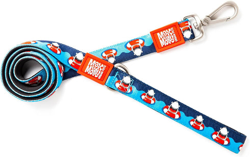 Max & Molly Classic 4 ft Navy Blue Dog Leash - Strong, Padded, Waterproof - Stylish Patterns for Boy & Girl Dogs -