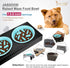 JASGOOD Slow Feeding Dog Bowl for Raised Pet Feeders Blue Maze Food Water Bowl Compatible with Elevated Diners(Blue,Fit Opening Fit Opening 7.5"-8")