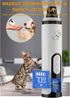 Settings, 2000mAh Upgraded Slient Dog Nail Grinder, Professional Pet Nail Grinder, Triple Speed Battery, Ultra Quiet