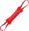 Viper Synthetic K9 Tug Toy Reward with Two Handles for Adult Dogs & Puppies, Ruberized Handles, Red, 12" x 2"
