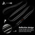 Didog Dog Walking Leash - 4 FT Black with Soft Flannel Padded Handle, Reflective Night Safety for Small Medium Dogs