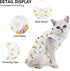 Cat Professional Surgical Recovery Suit - E-Collar Alternative for Cats and Dogs, After Surgery Pajama Suit for Pets