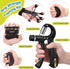 Grip Strength Trainer Kit (5 Pack) with Finger Exerciser, Hand Grip Strengthener, Stress Relief Ball, Silicone