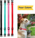 Reflective Dog Collar for Small, Medium, and Large Dogs, Adjustable Nylon with Quick Release Buckle (Pink M)