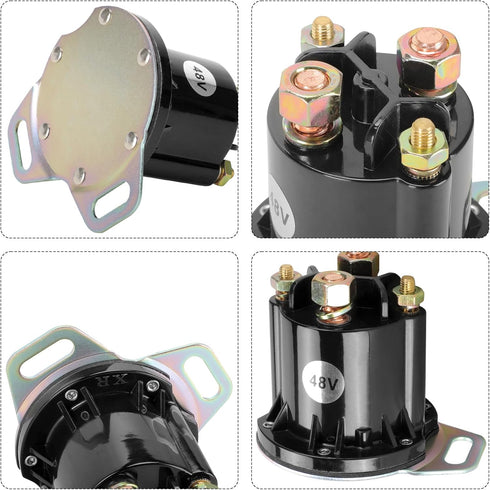 Roykaw Golf Cart Solenoid 48 Volts 150A - 4 Terminal for 48-Volts EZGO RXV Electric Golf Cart