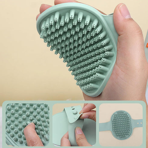 Soghot 8pcs Grooming Brush Kit for Shedding Matted Fur Self-Cleaning with Cat Dog Grooming Scissors Flea Comb Pet