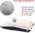 30x40 Blue Rectangle Dog Bed with Removable Washable Cover by Majestic Pet Products, Small to Medium