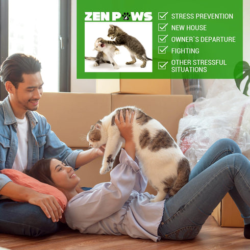 Zenpaws No Scent Diffuser Cat Relaxant Refill - Compatible with Major Brand Diffusers like Feliway & Comfort Zone