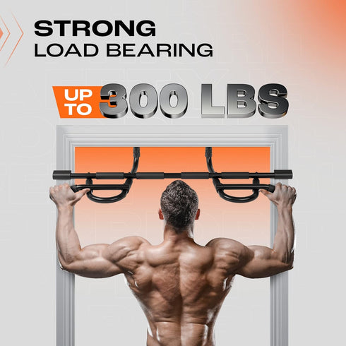 Yes4All Heavy Duty Pull Up Bar for Doorway, Solid Multi-Grip Bar for Home Gym/Doorway Pull Up