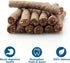 Premium Real Beef Dog Treats, Bully Snap Stick, 12 Pack - 100% Natural, Rawhide-Free, High Protein, USA Packed