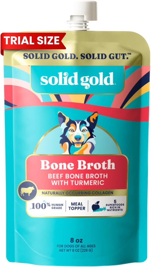 Solid Gold Beef Bone Broth for Dogs - Grain Free Dog Food