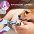 OneCut 4.7" Small Dog & Cat Nail Clipper - Stainless Steel Trimmers for Small Animals - Pink